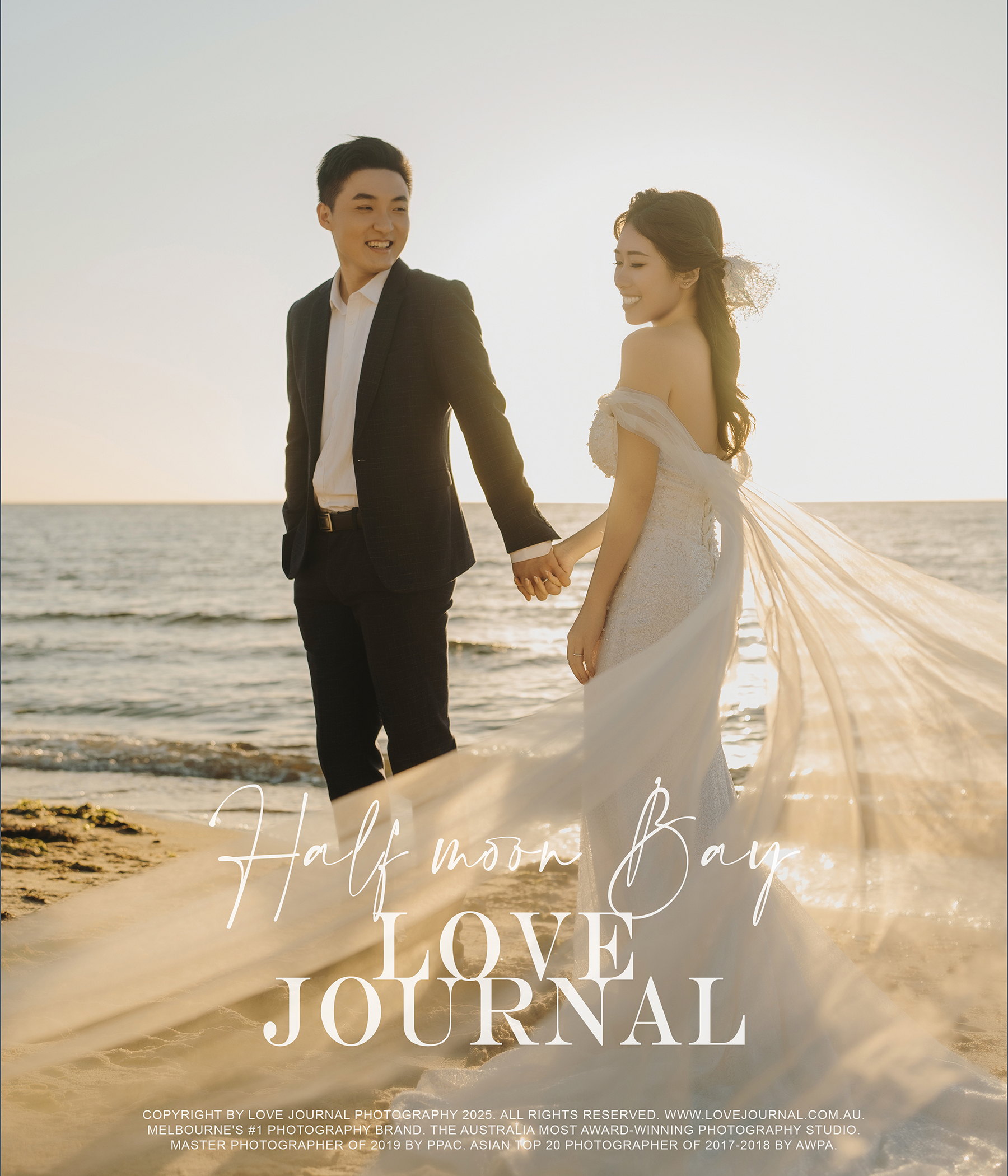 Half Moon Bay婚纱摄影