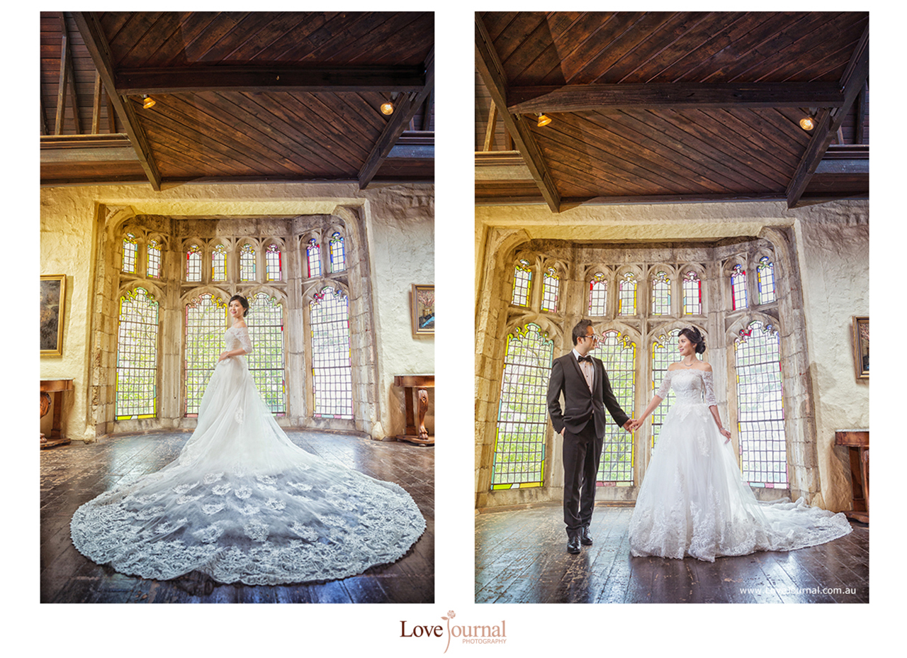 Melbourne Montsalvat Pre-Wedding Photography