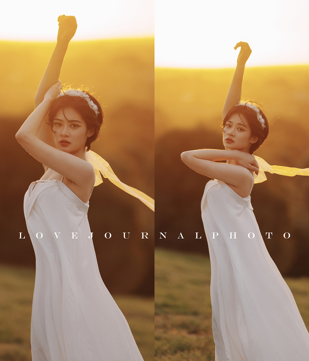 墨尔本山顶日落婚纱摄影