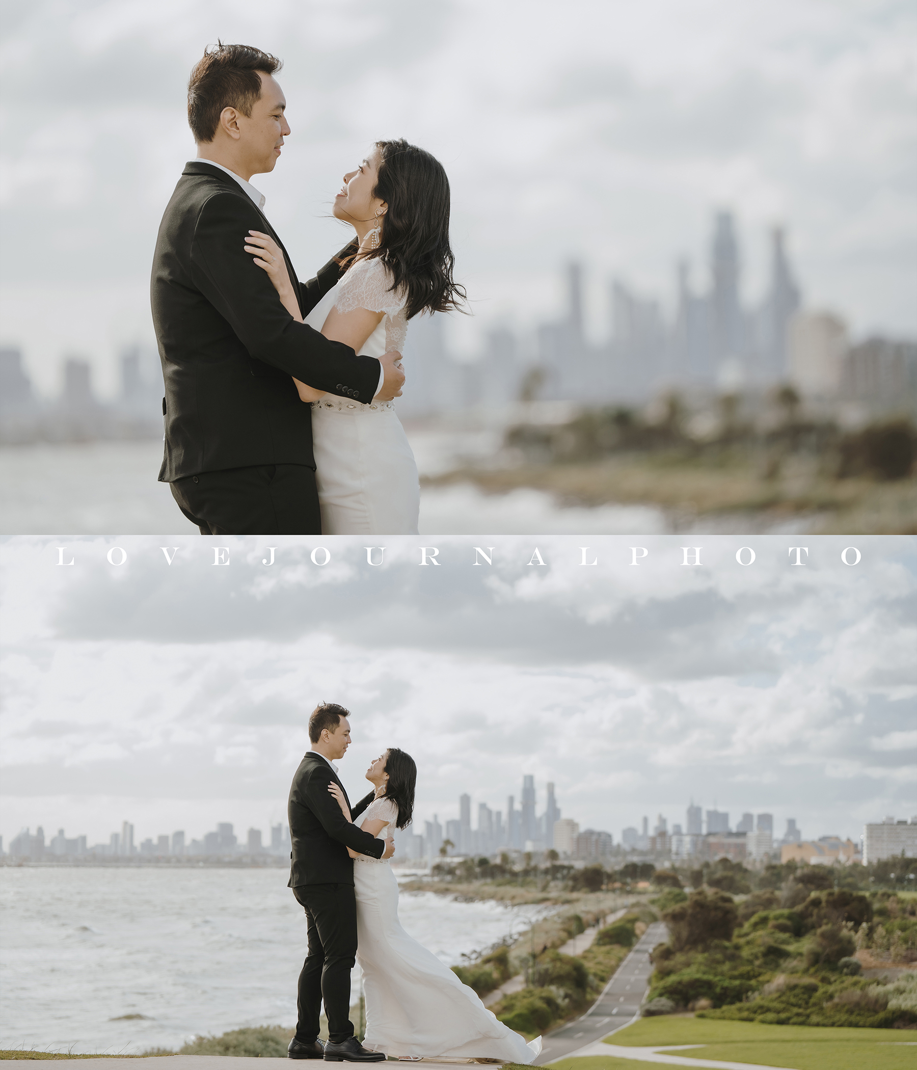 墨尔本本Point Ormond婚纱摄影