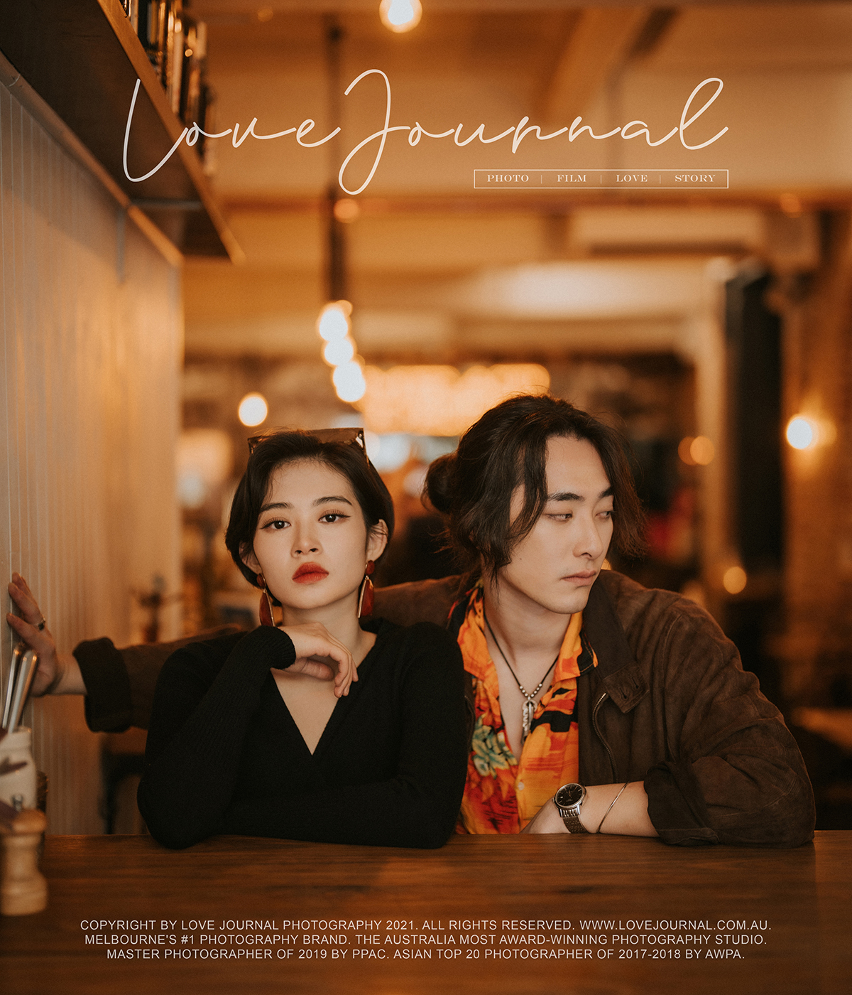 Melbourne Cafe Pre-Wedding Photography