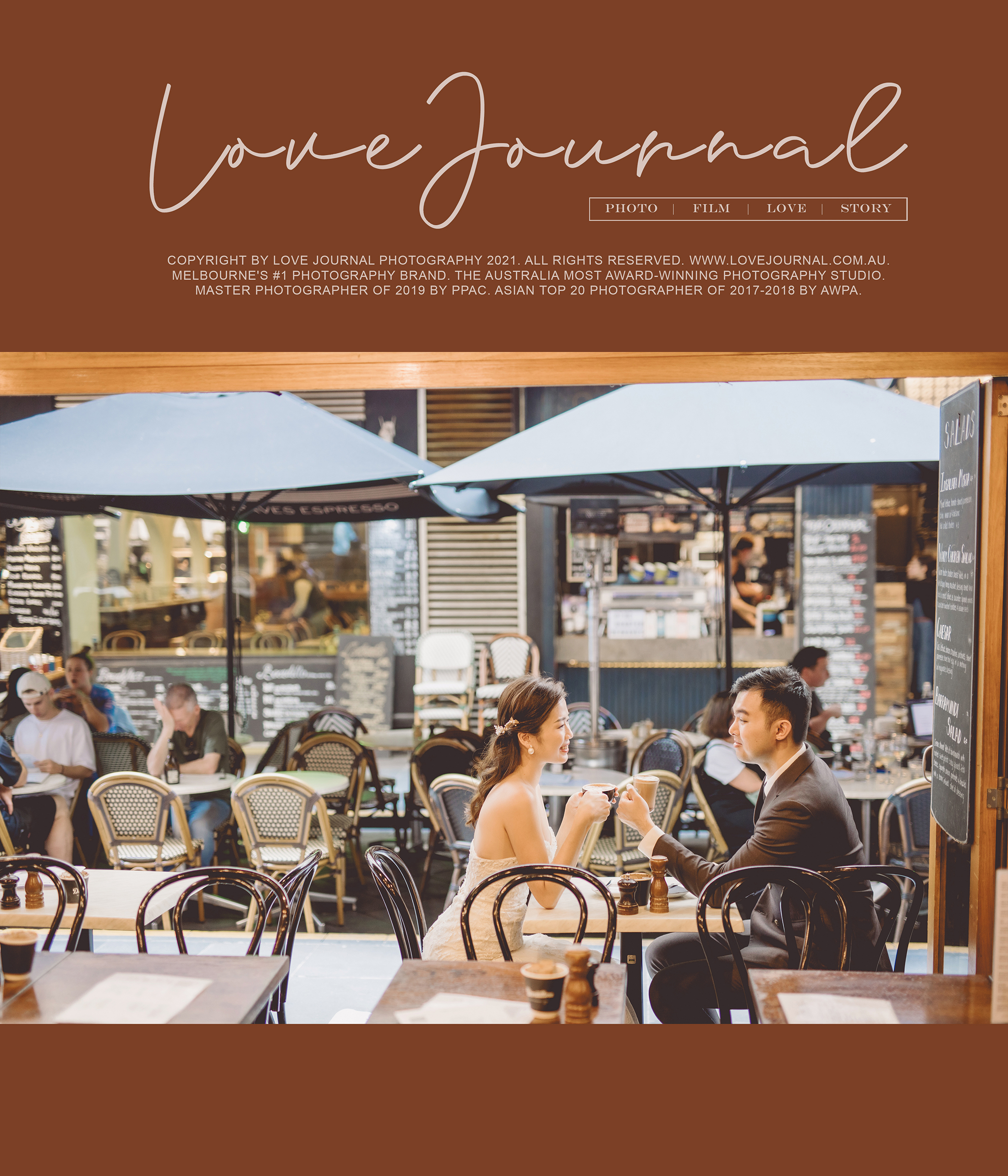 Melbourne Cafe Pre-Wedding Photography