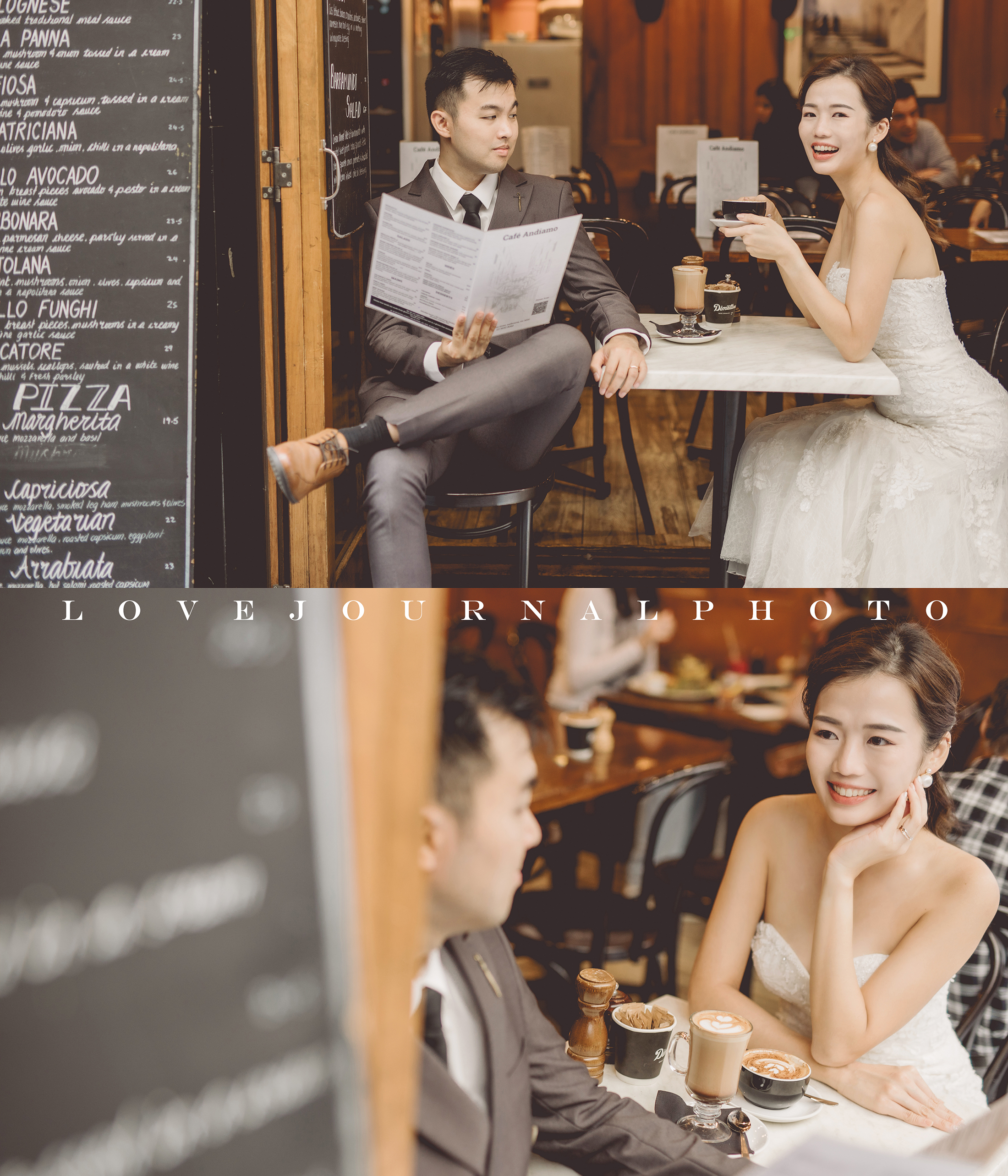 Melbourne Cafe Pre-Wedding Photography