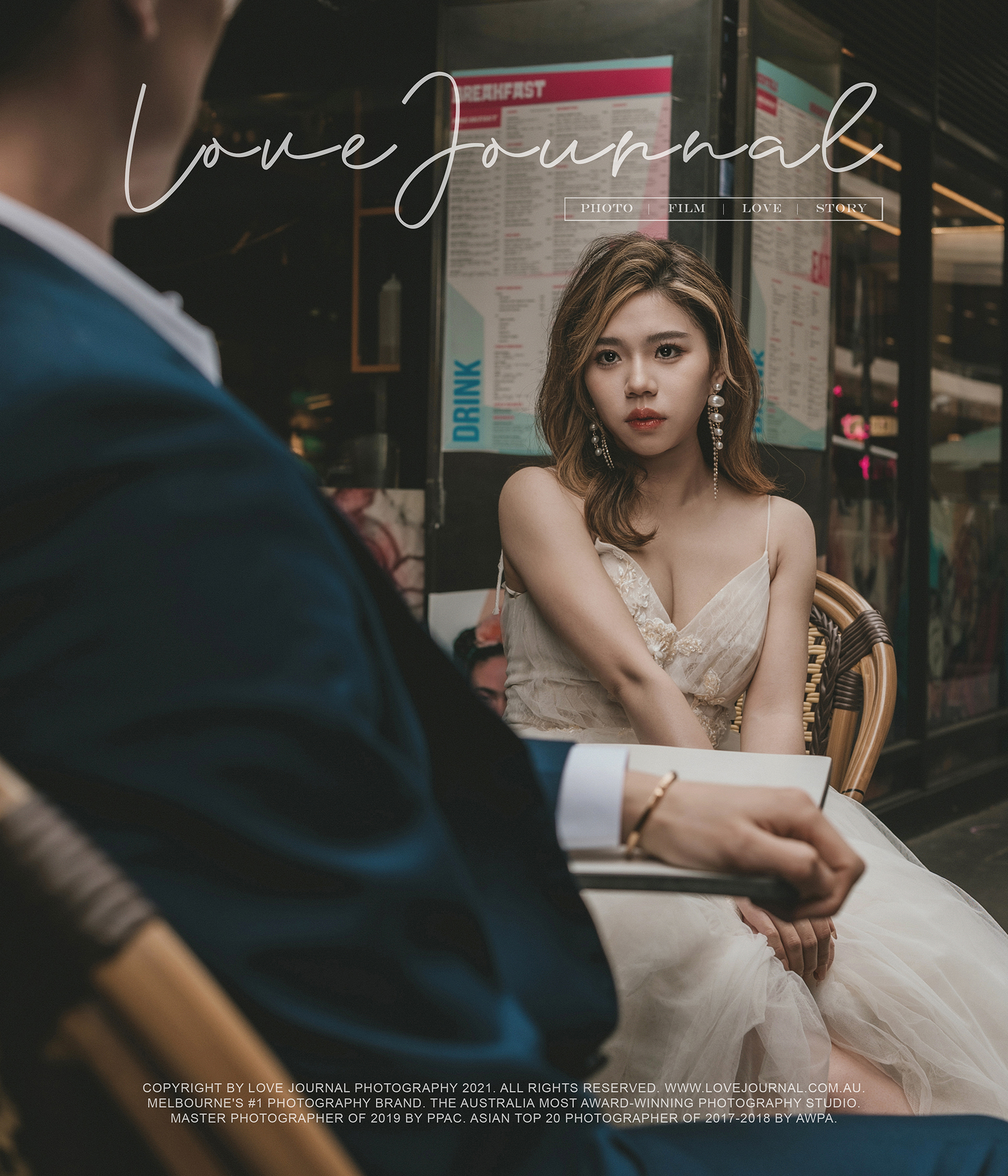 Melbourne Cafe Pre-Wedding Photography
