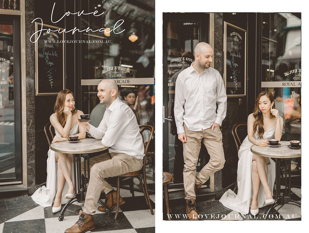 Melbourne Cafe Pre-Wedding Photography