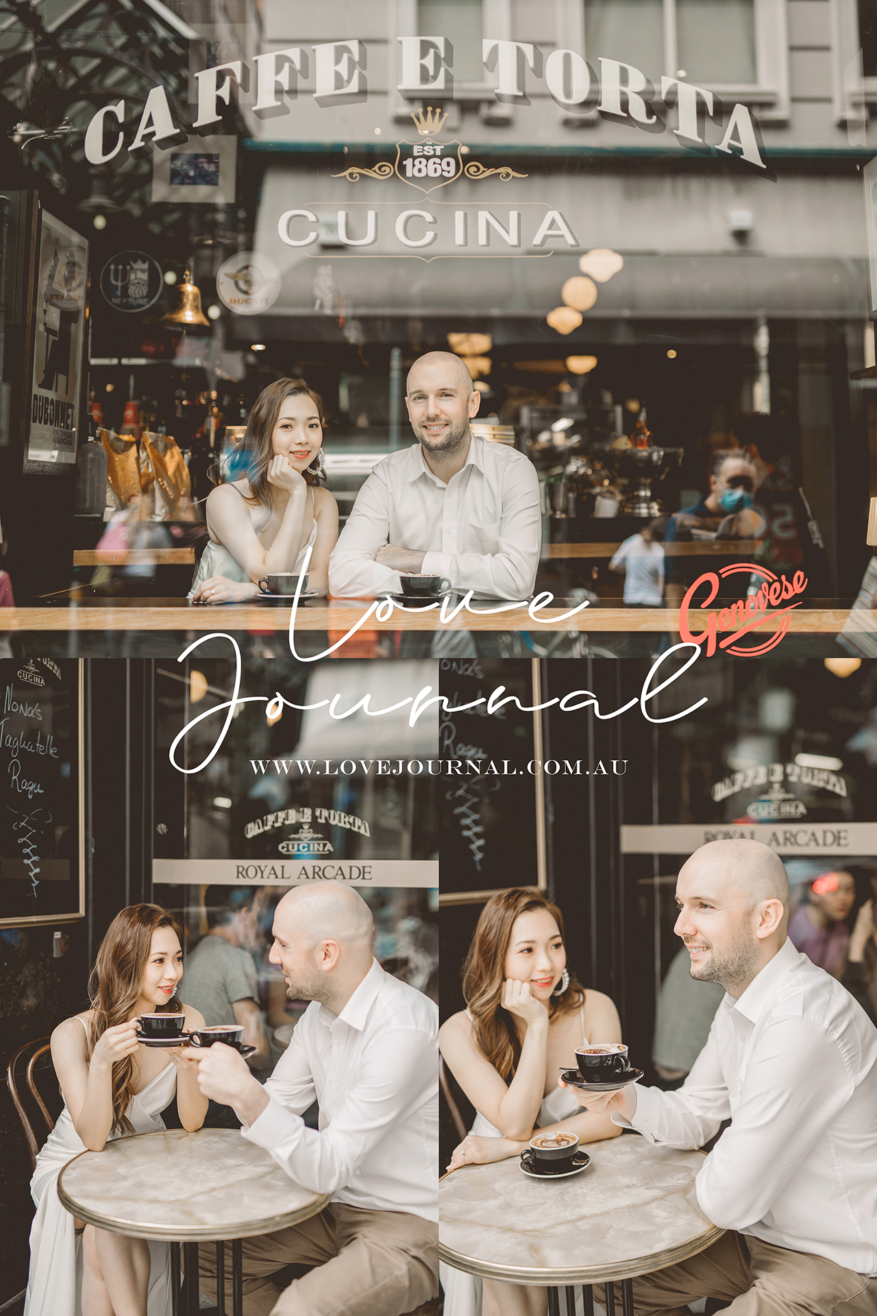 Melbourne Cafe Pre-Wedding Photography