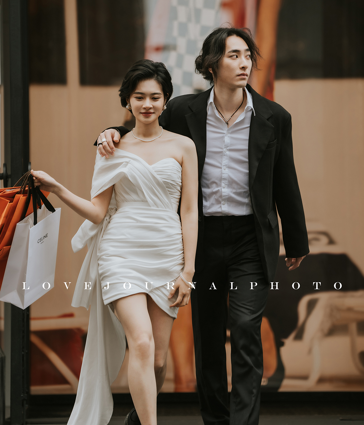 Melbourne Collins Street Pre-Wedding Photography 