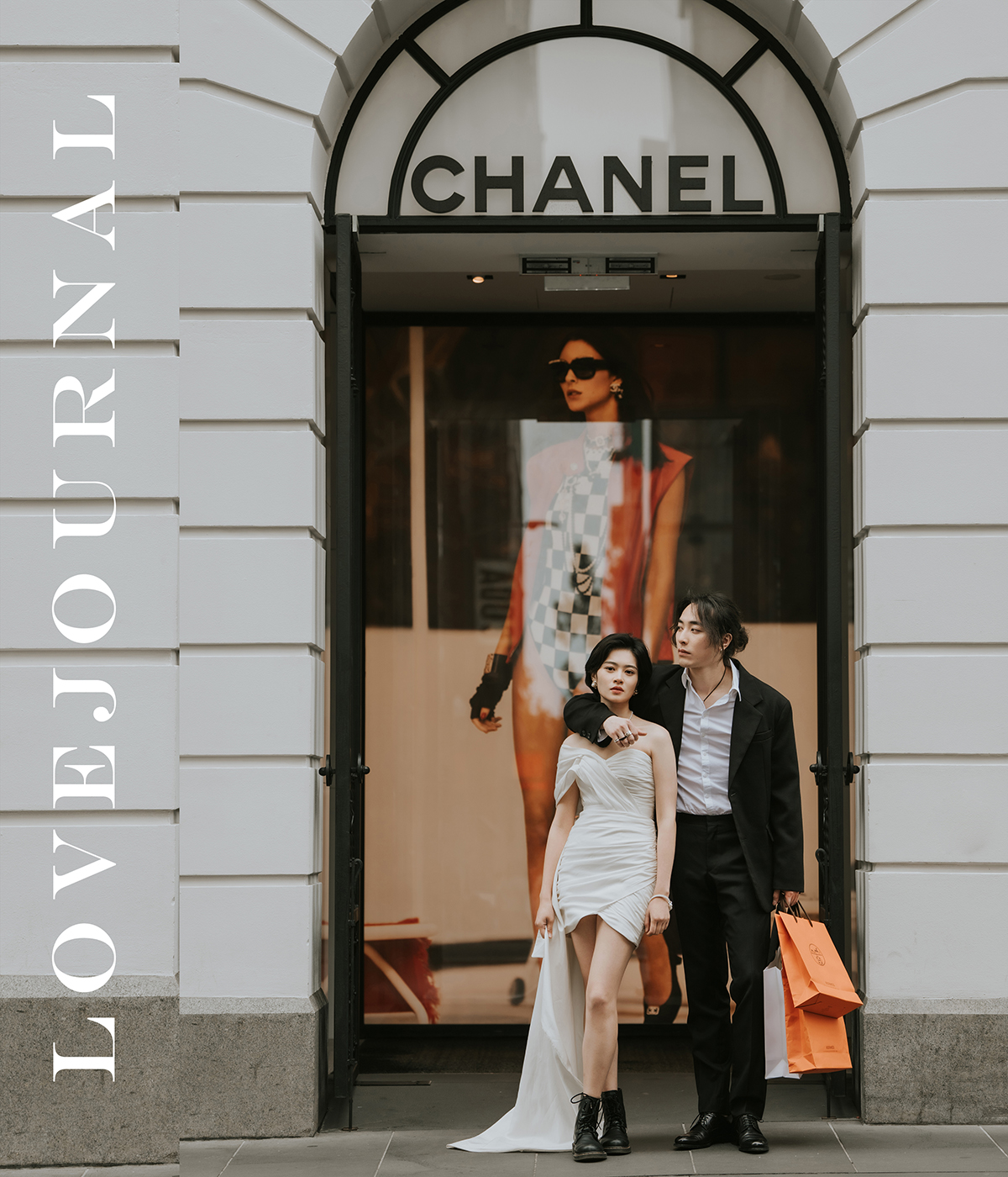 Melbourne Collins Street Pre-Wedding Photography 