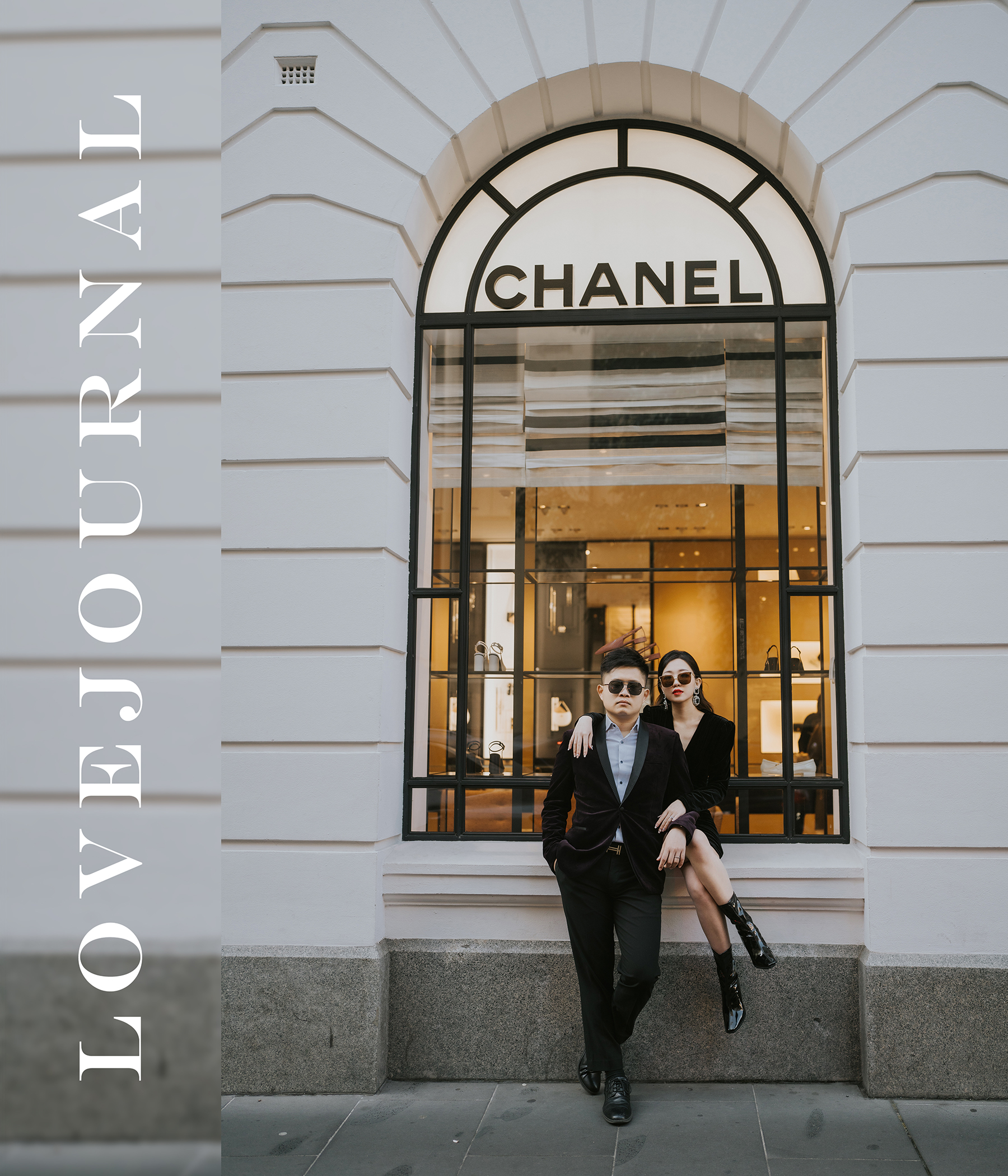 Melbourne Collins Street Pre-Wedding Photography 