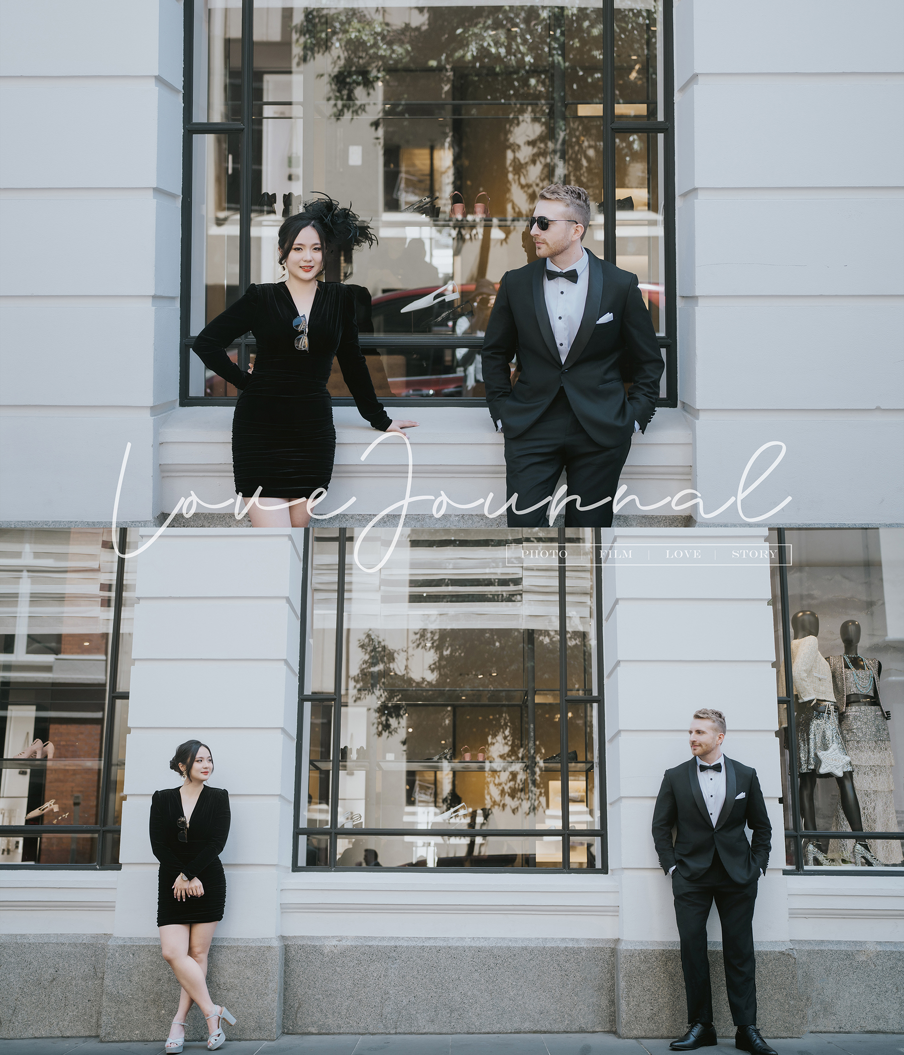 Melbourne Collins Street Pre-Wedding Photography 