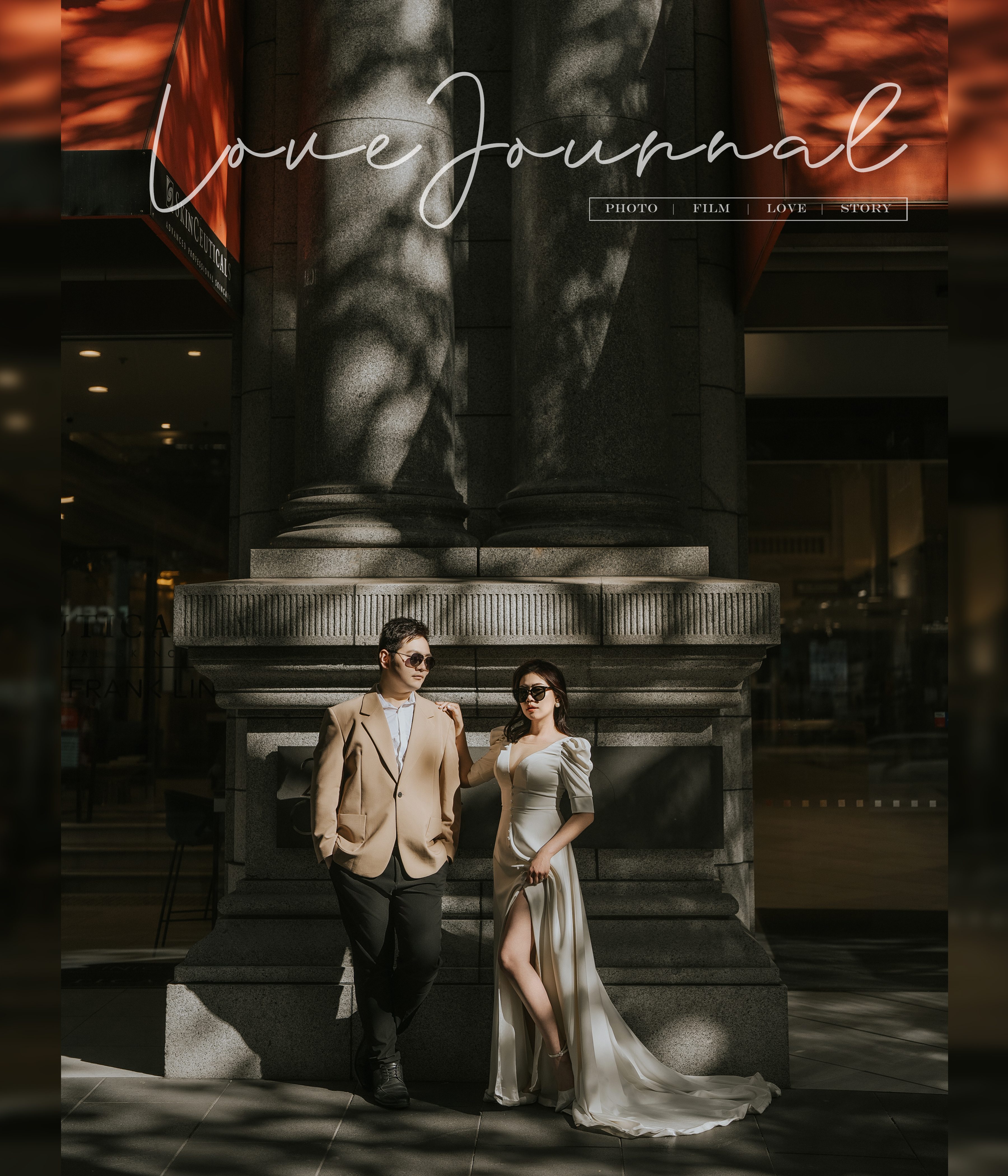 Melbourne Collins Street Pre-Wedding Photography 
