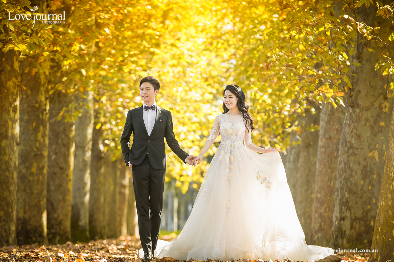 Melbourne Fitzroy Gardens Pre-wedding Photography