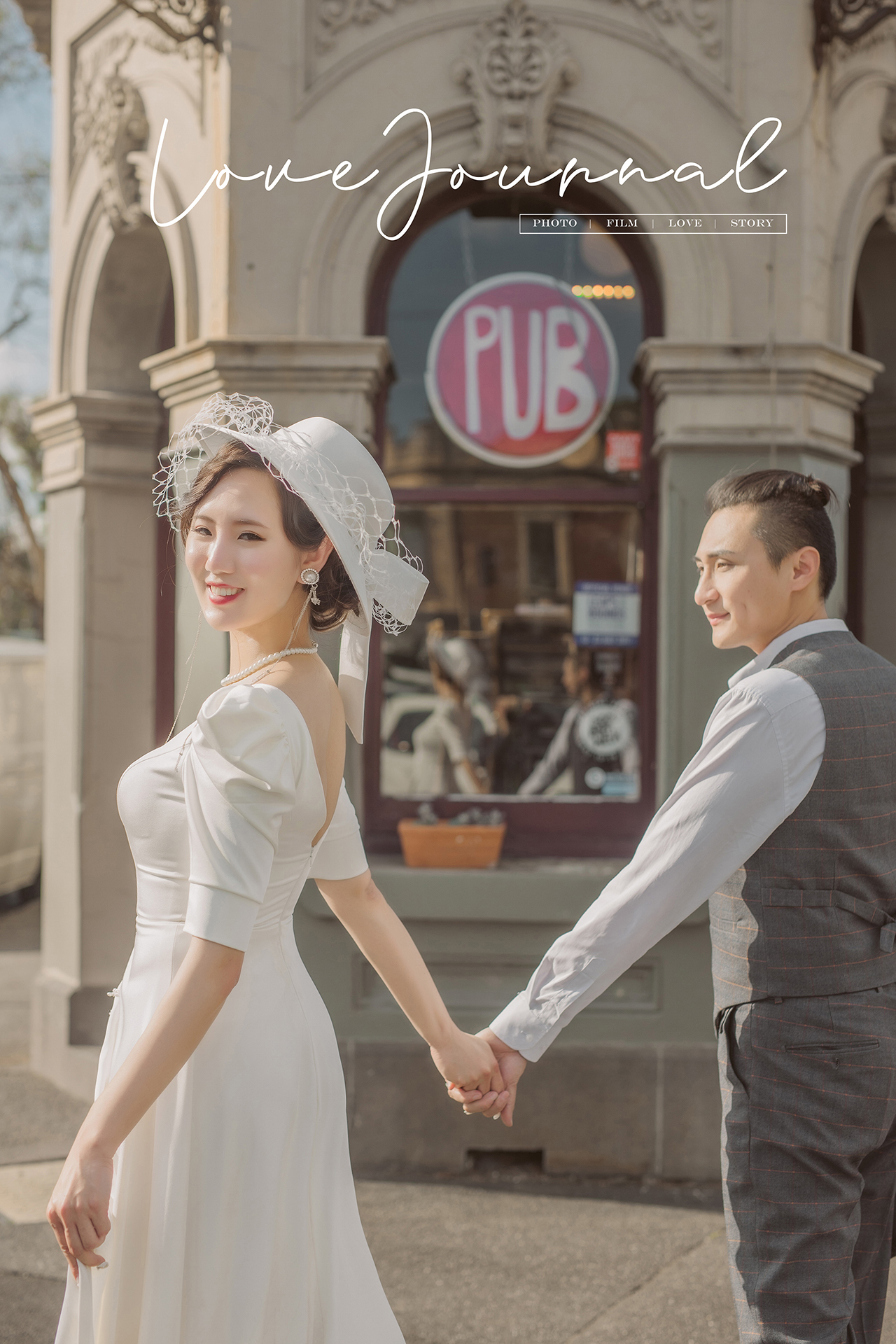 Pre-Wedding Photography at Fitzroy, 
Fitzroy Street Pre-Wedding Photography