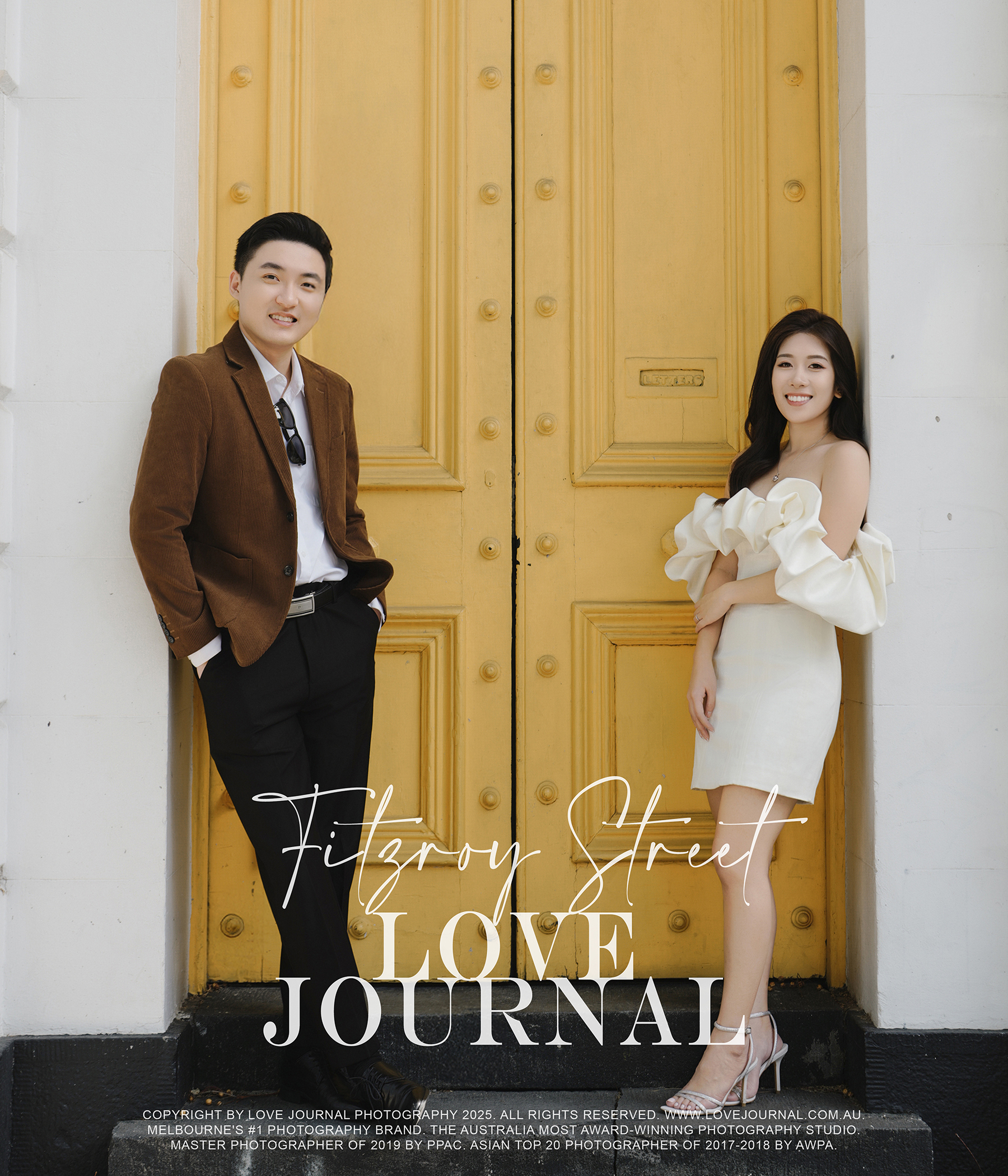 Pre-Wedding Photography at Fitzroy, 
Fitzroy Street Pre-Wedding Photography