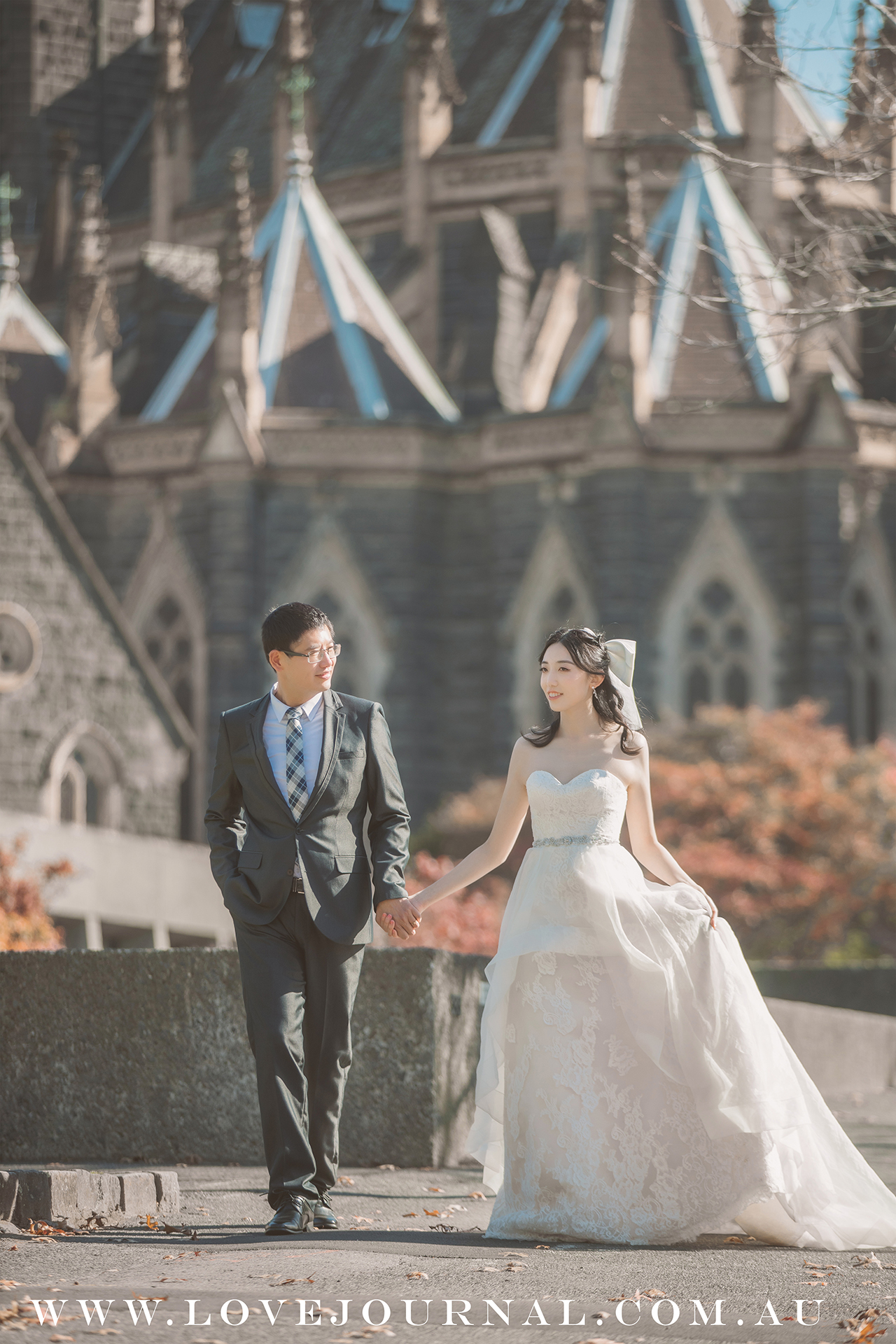 Melbourne St. Patrck Cathedral Pre-Wedding Photography