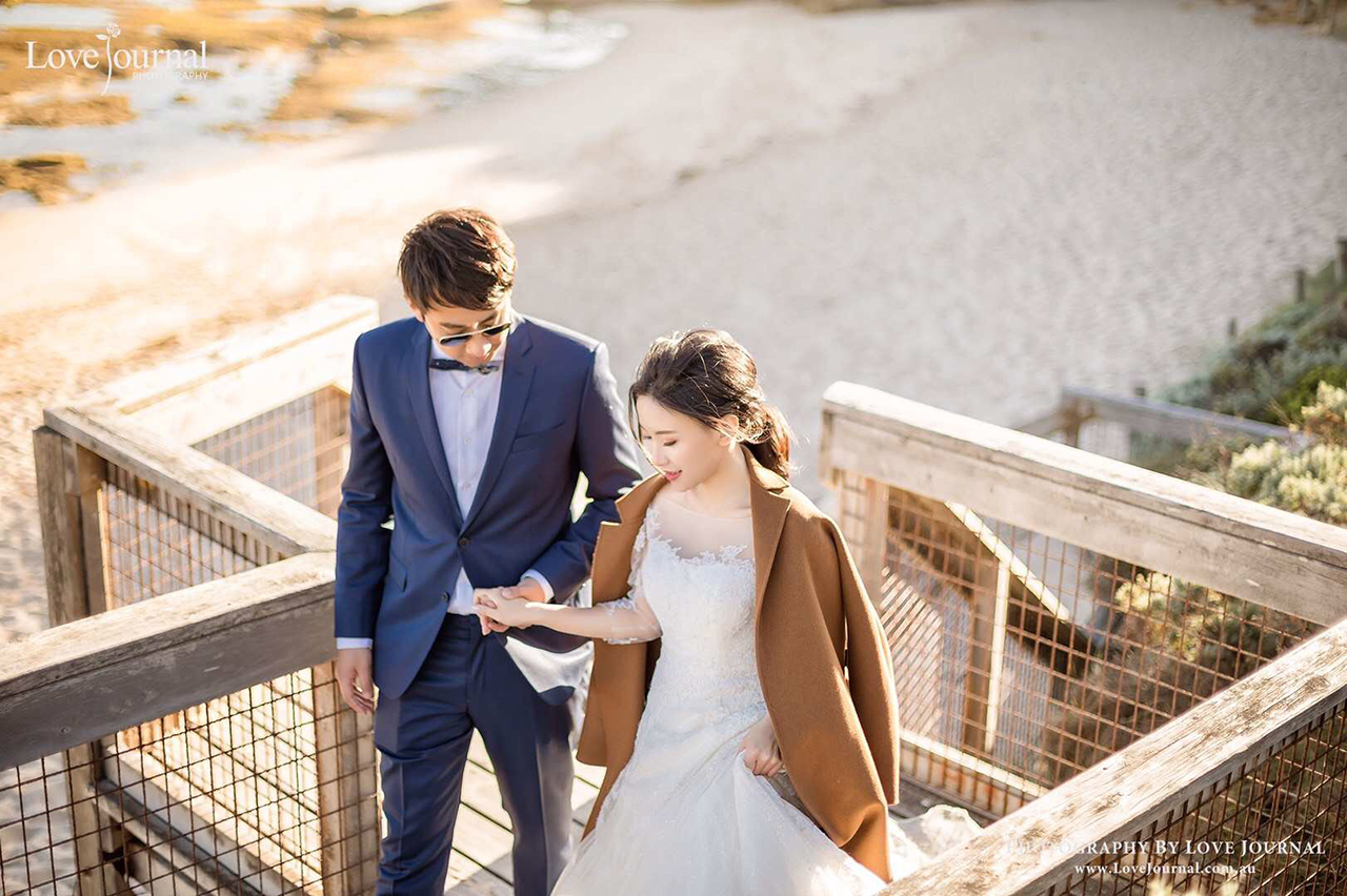 墨尔本Mornington婚纱摄影