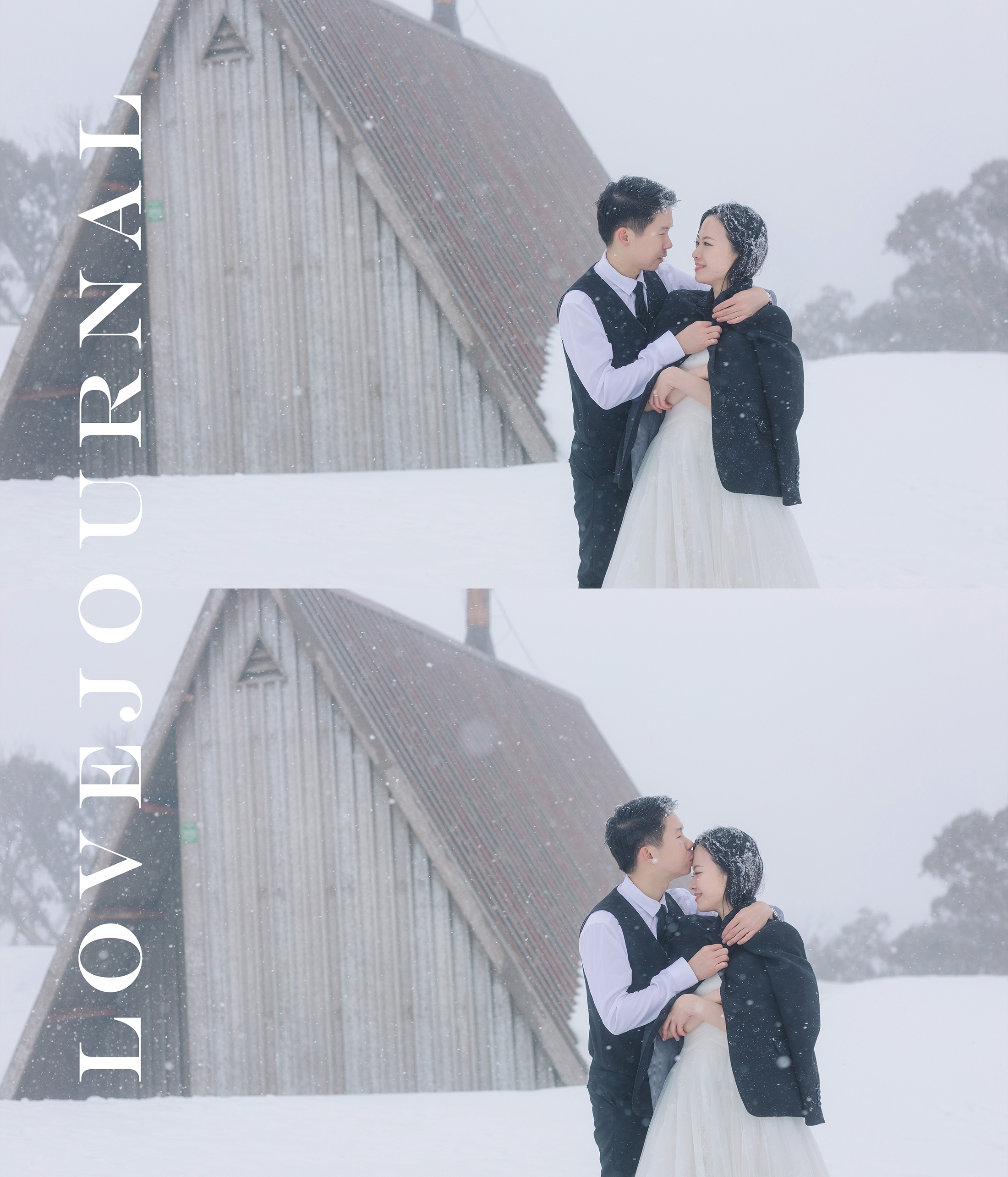 墨尔本雪山婚纱摄影