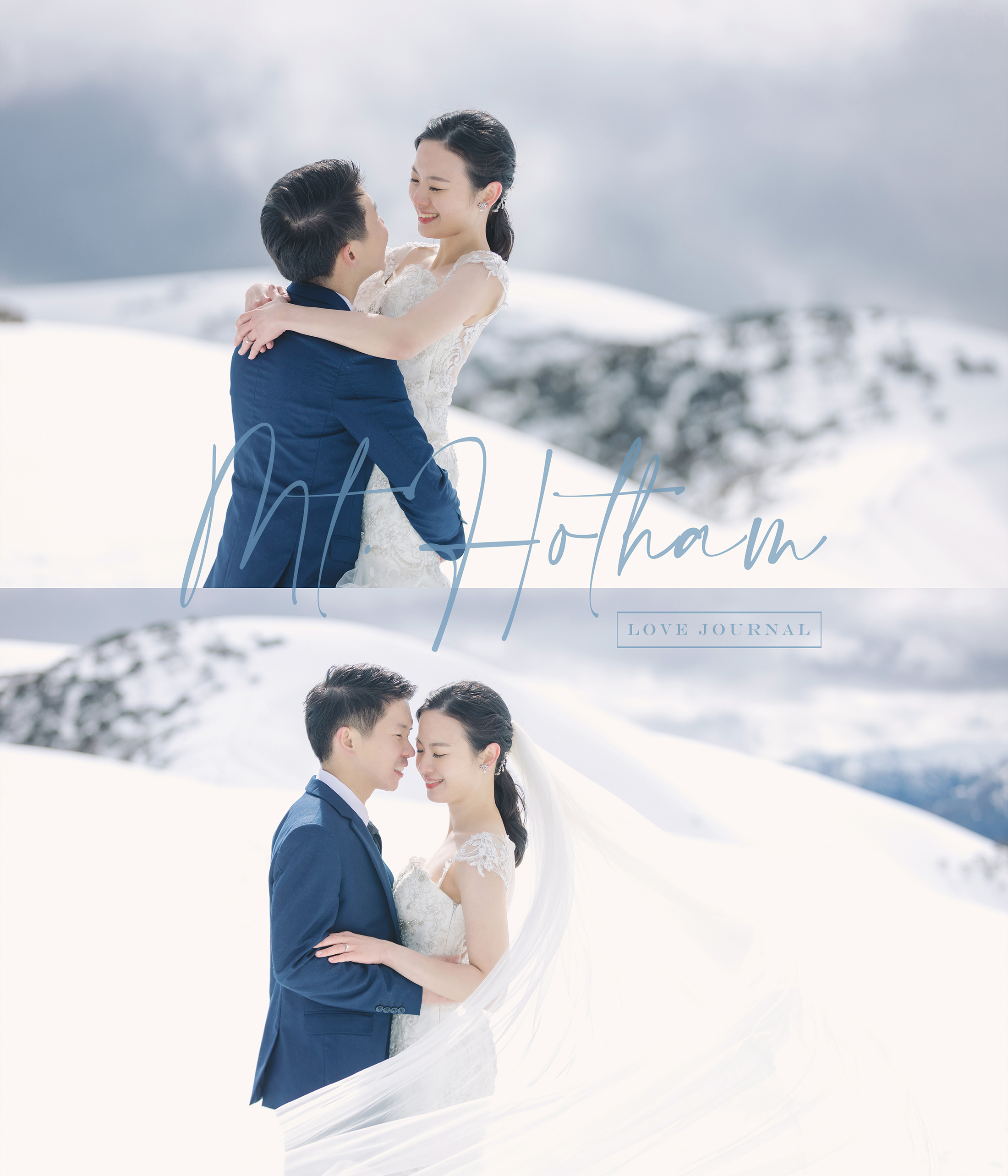 墨尔本雪山婚纱摄影
