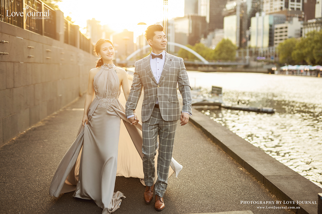 Melbourne city and Mornington Pre-wedding Photography