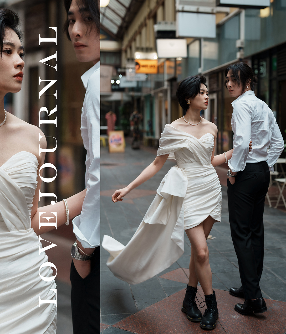 墨尔本复古风婚纱摄影