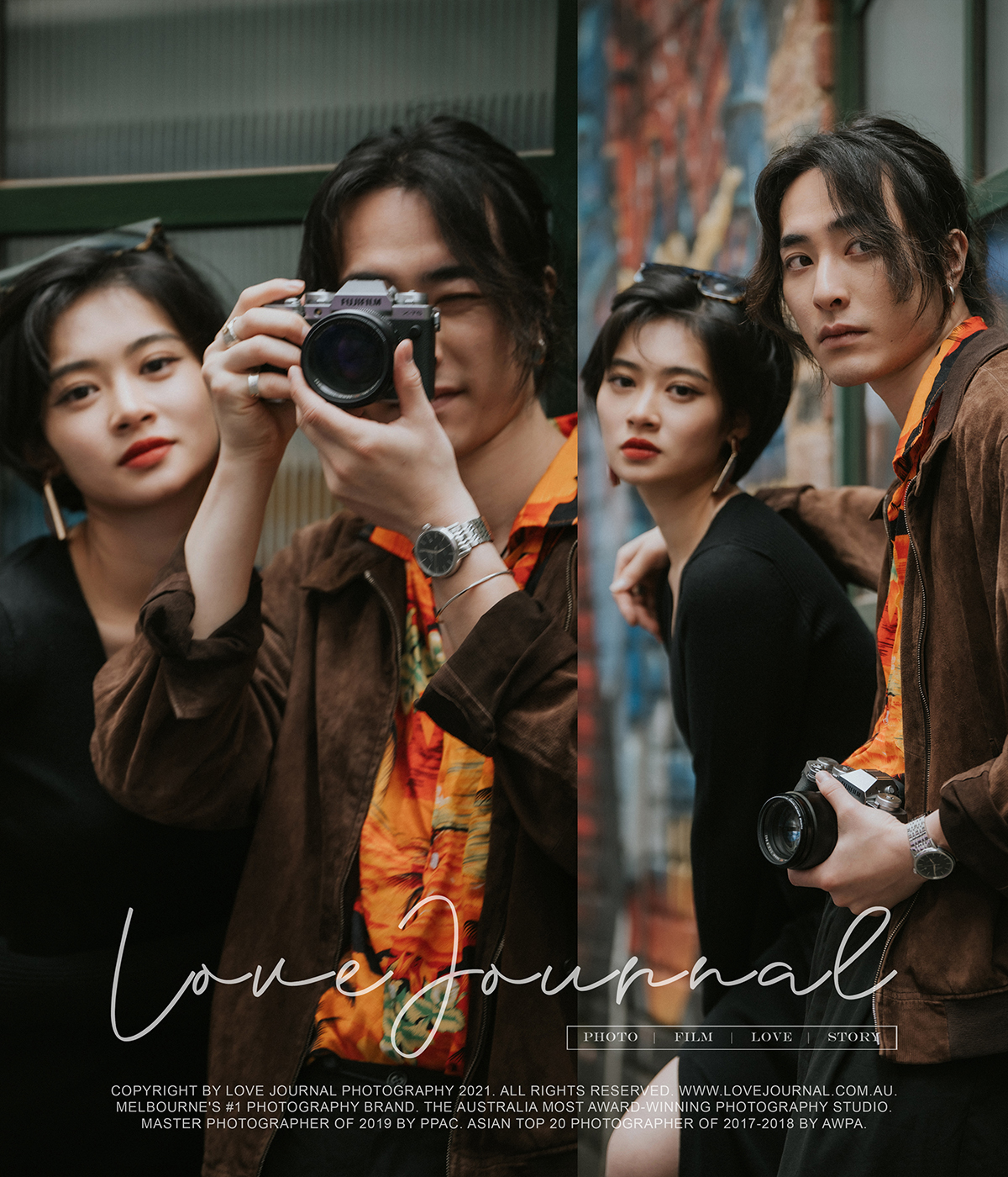墨尔本复古风婚纱摄影