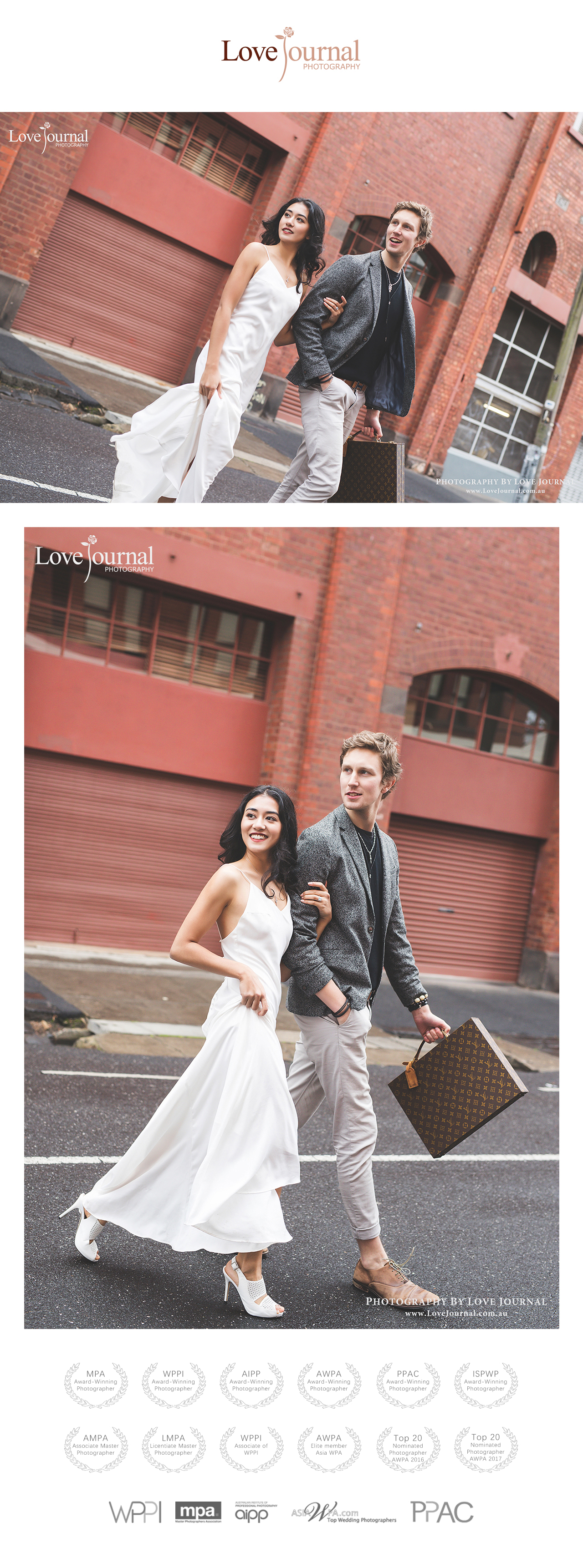 Melbourne Street Fashion & Studio Pre-wedding Photography