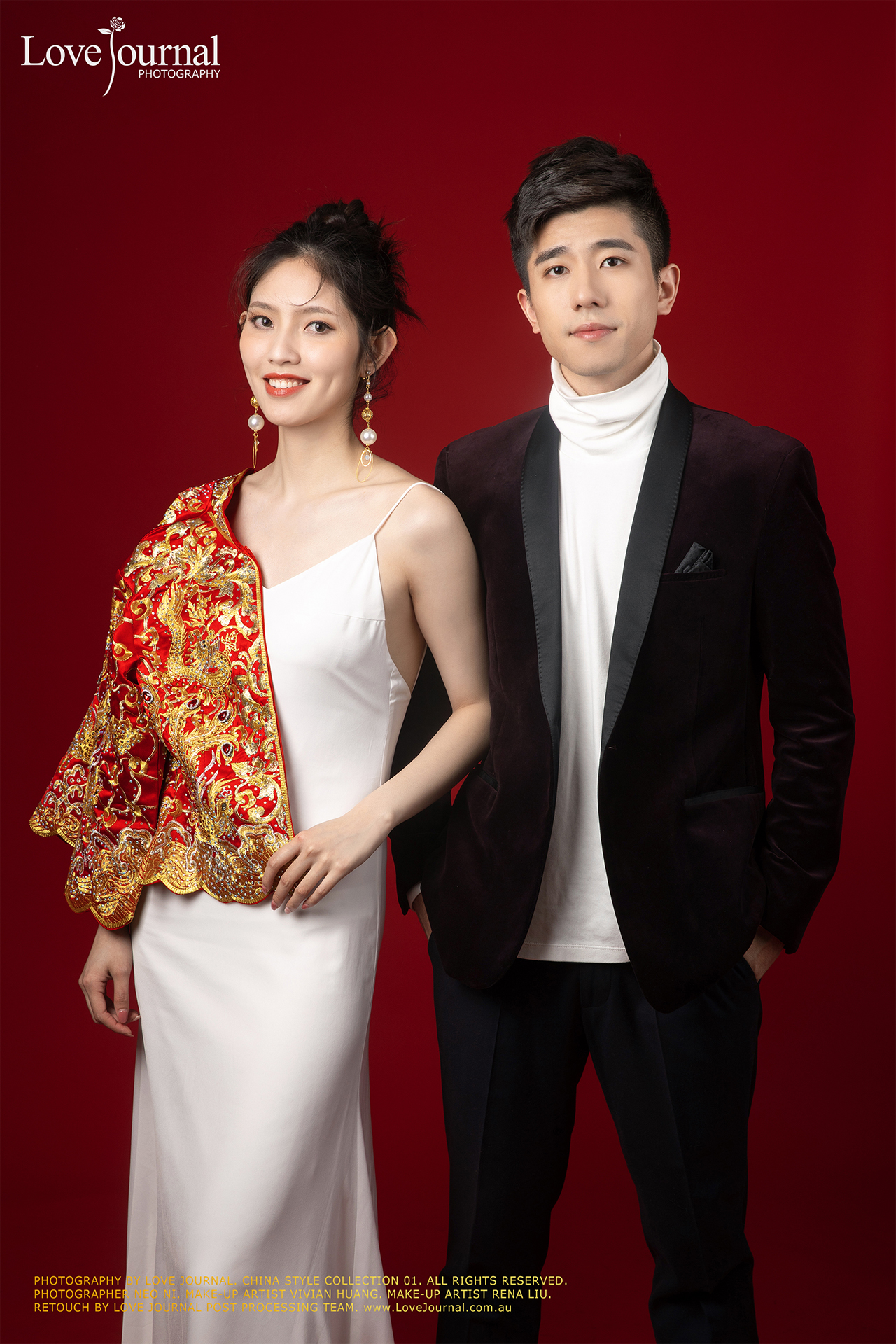 中国风, 影棚中式婚纱