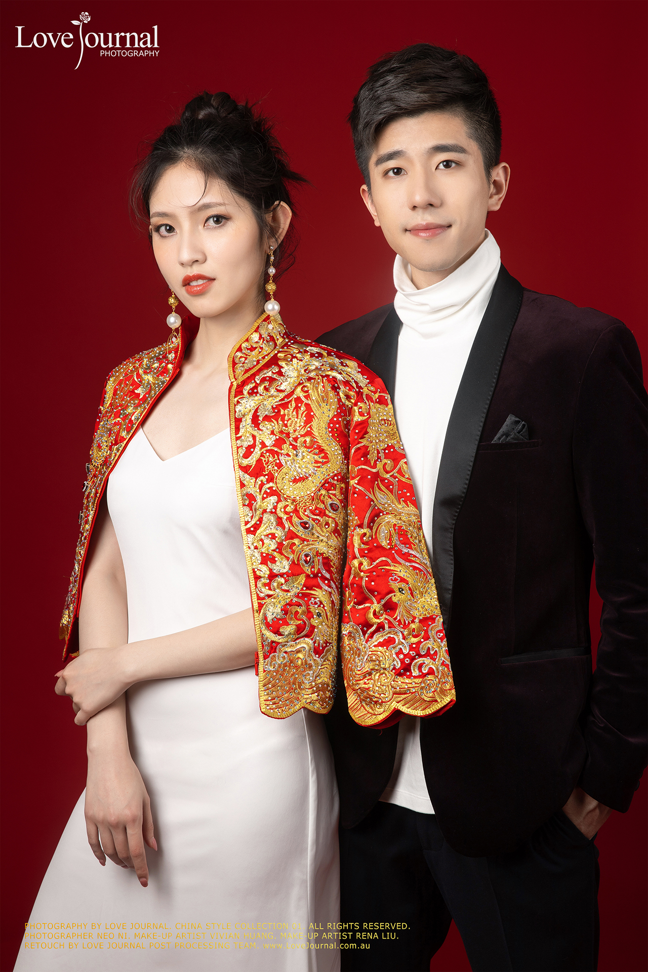 中国风, 影棚中式婚纱