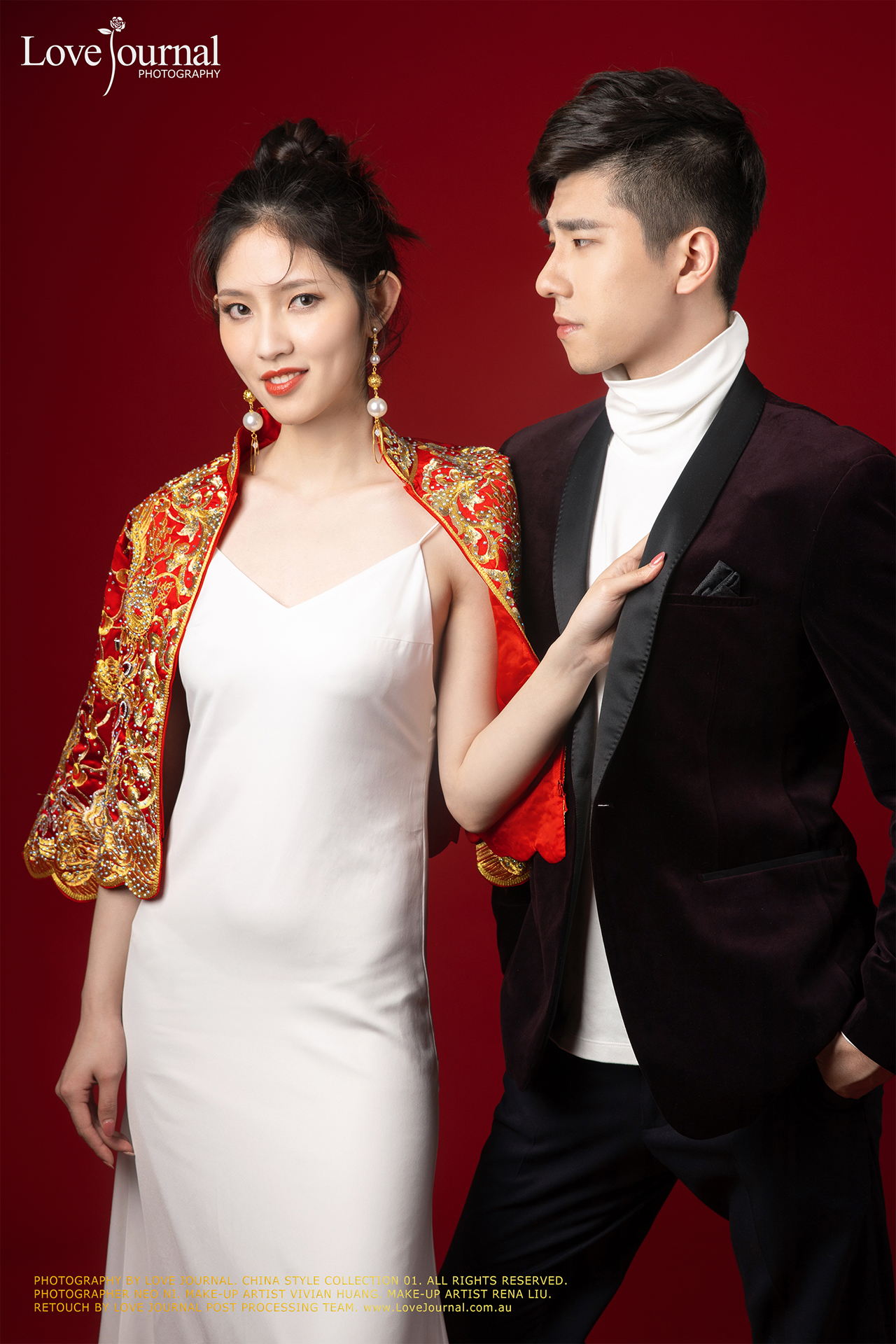 中国风, 影棚中式婚纱