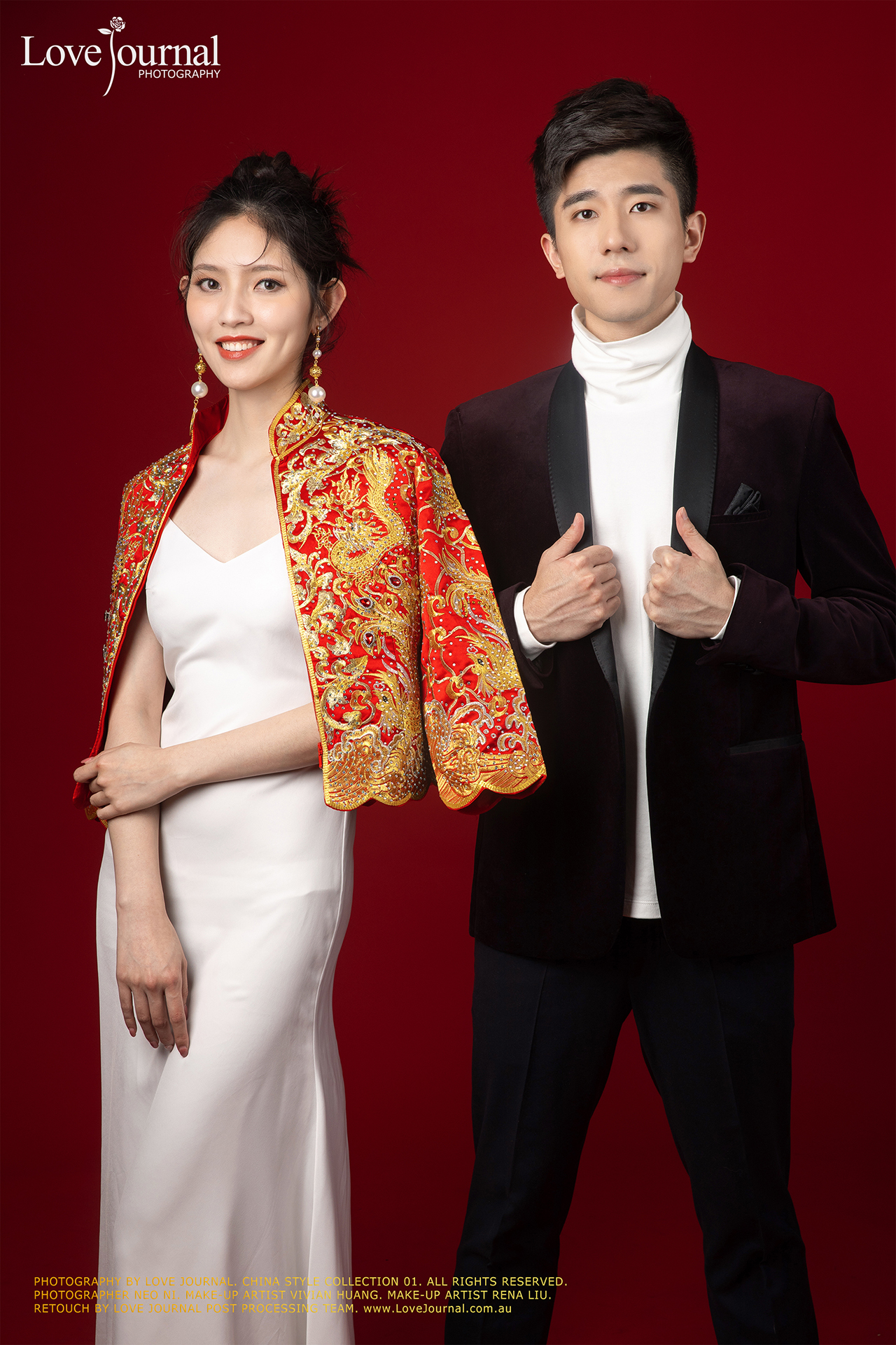 中国风, 影棚中式婚纱