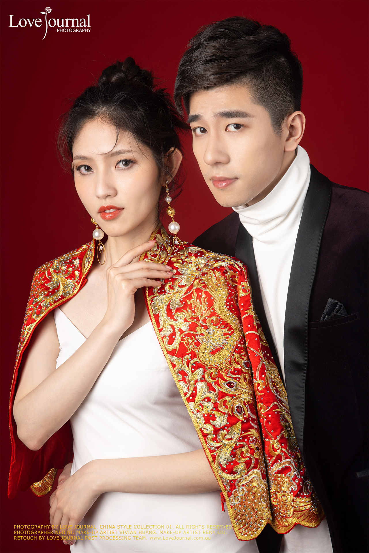 中国风, 影棚中式婚纱